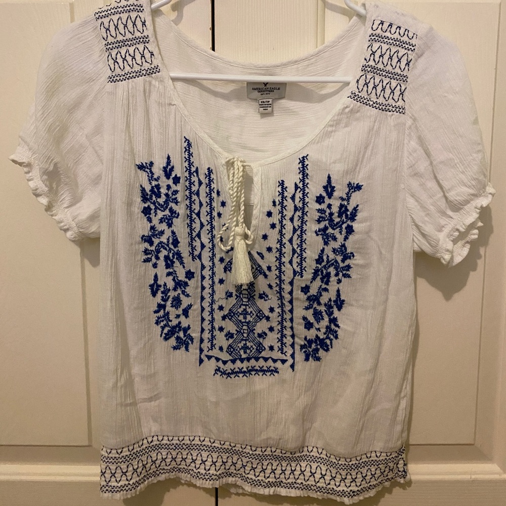 American Eagle Peasant Top